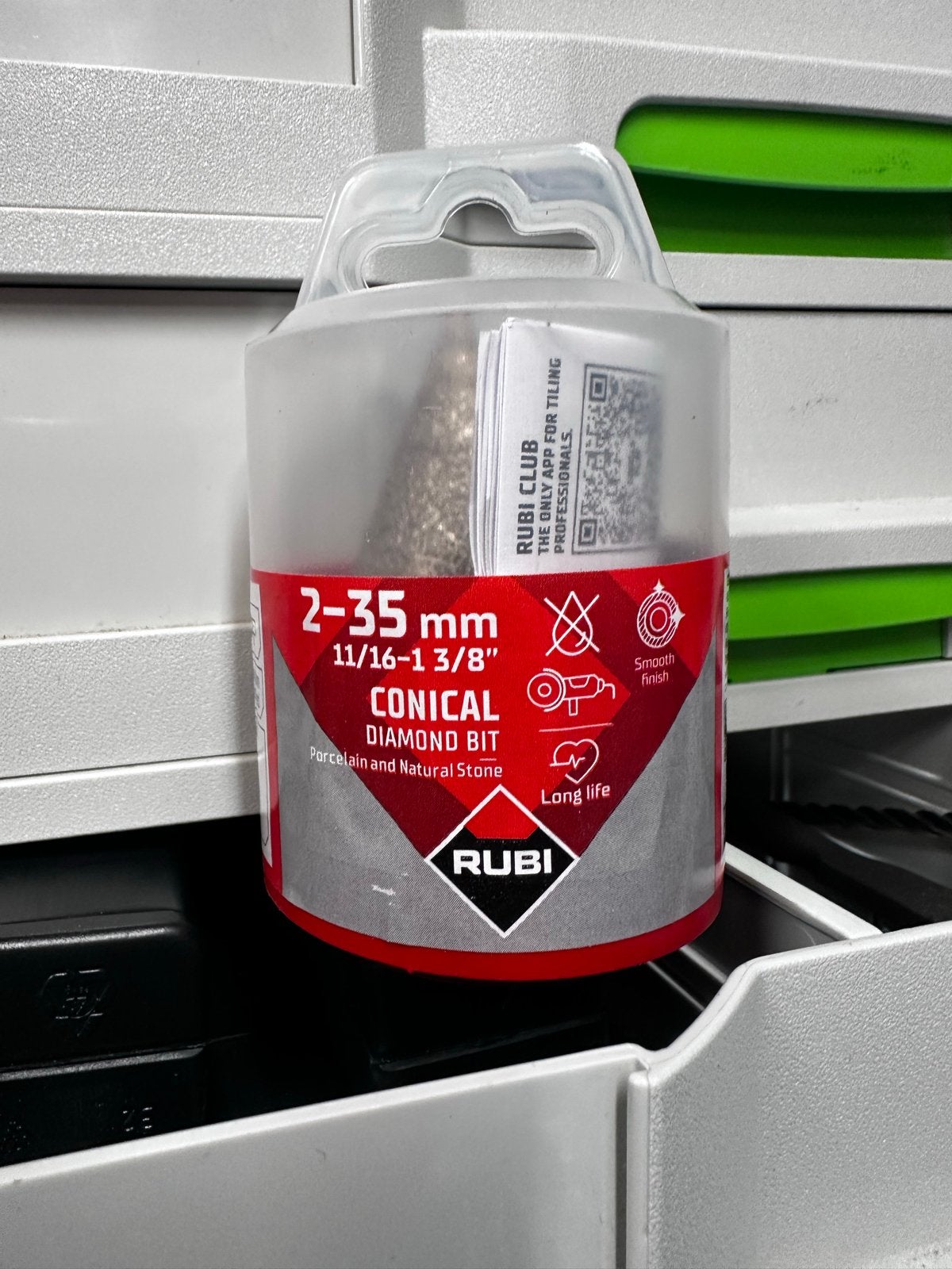Rubi Conische Diamantboor 2-35 mm voor Tegels, Ophalen of Verzenden, Nieuw, Overige typen