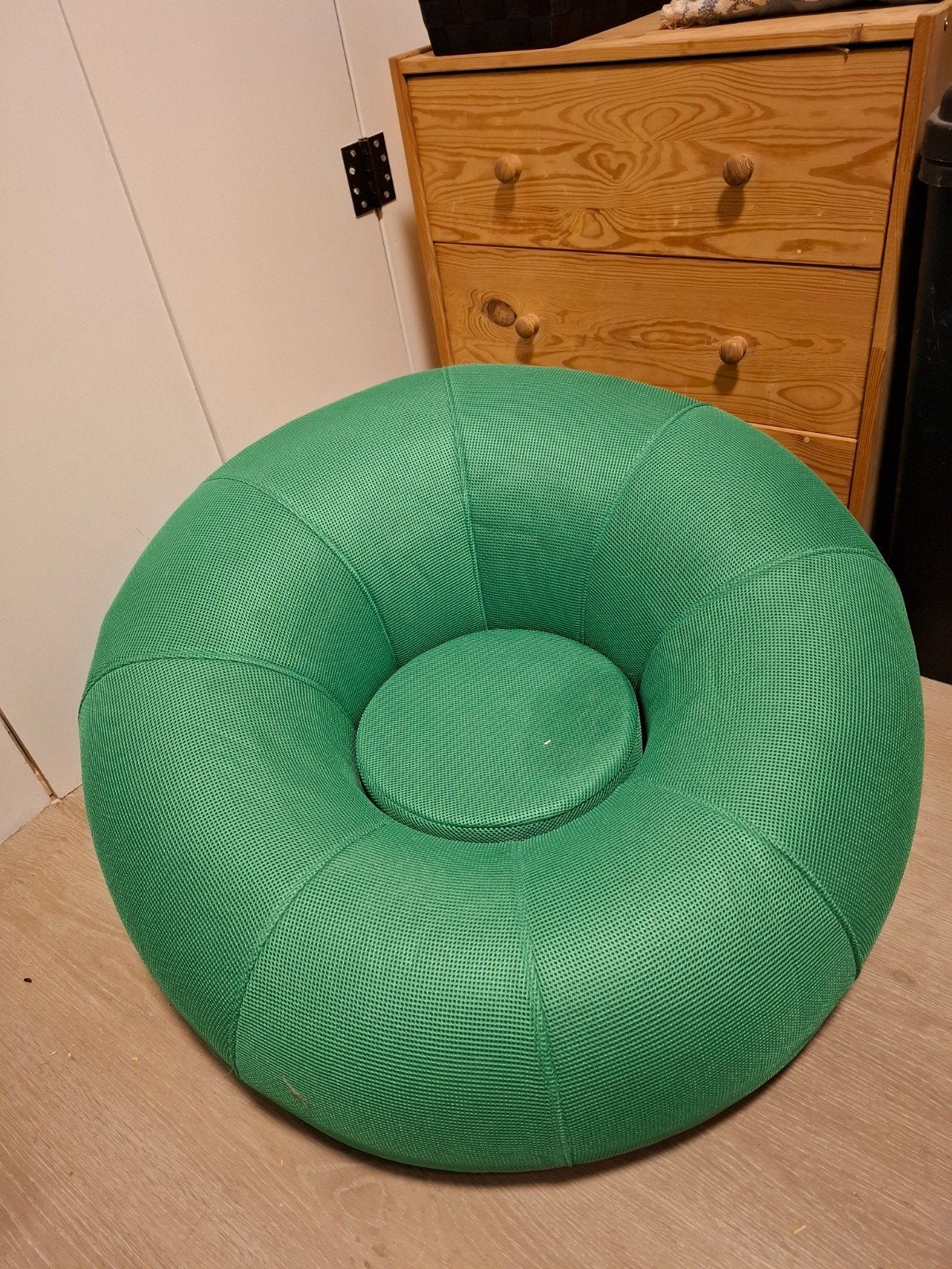 IKEA zitplek - Groene poef/zitzak, Gebruikt, Overige kleuren, Ophalen of Verzenden, Eén