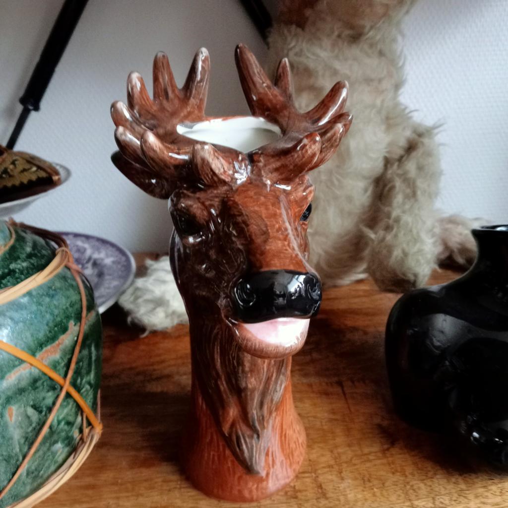 Vaas hert, Antiek en Kunst, Ophalen of Verzenden