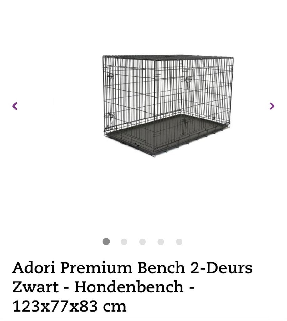 Grote hondenbench, Ophalen, Zo goed als nieuw
