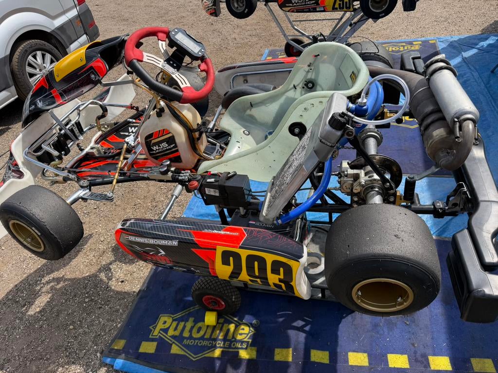 Tony Kart 2024 met IAME x30 en Mychron5, Sport en Fitness, Karting, Ophalen of Verzenden, Zo goed als nieuw, Kart