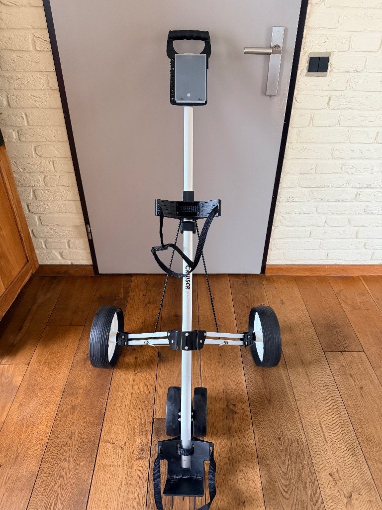 Golf duw trolley, Ophalen, Zo goed als nieuw, Golfkar, Overige merken