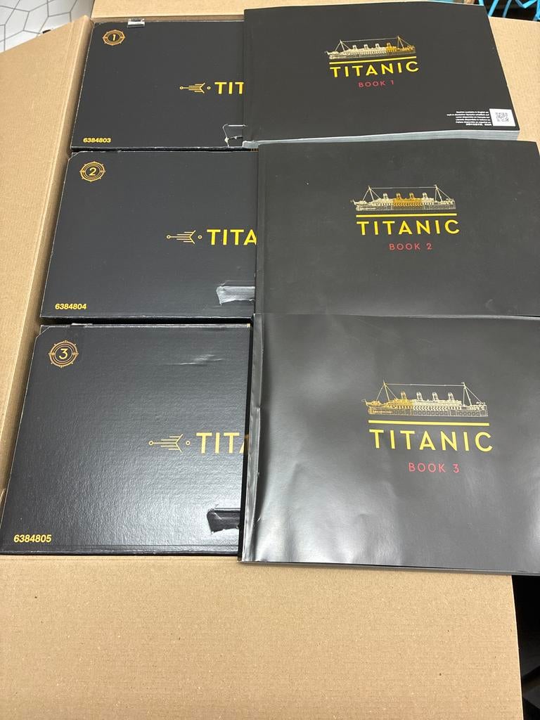 Lego Titanic 10294 met originele boekjes, doos en omdoos, Ophalen, Zo goed als nieuw, Complete set, Lego