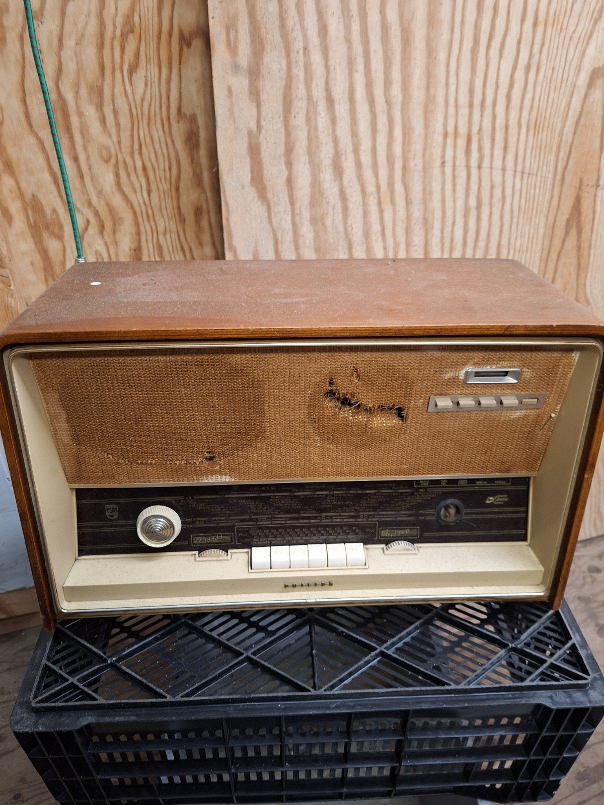oude philips lampen radio, Ophalen of Verzenden, Gebruikt