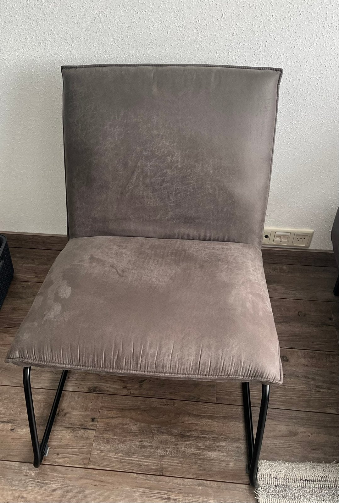 Fauteuil, Huis en Inrichting, Ophalen, Zo goed als nieuw, Grijs, Eén