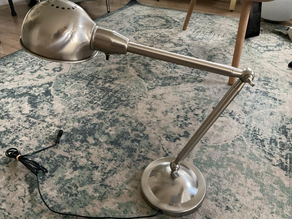 Vintage RVS Ikea design lamp 1992, Ophalen, Gebruikt, Metaal, 50 tot 75 cm
