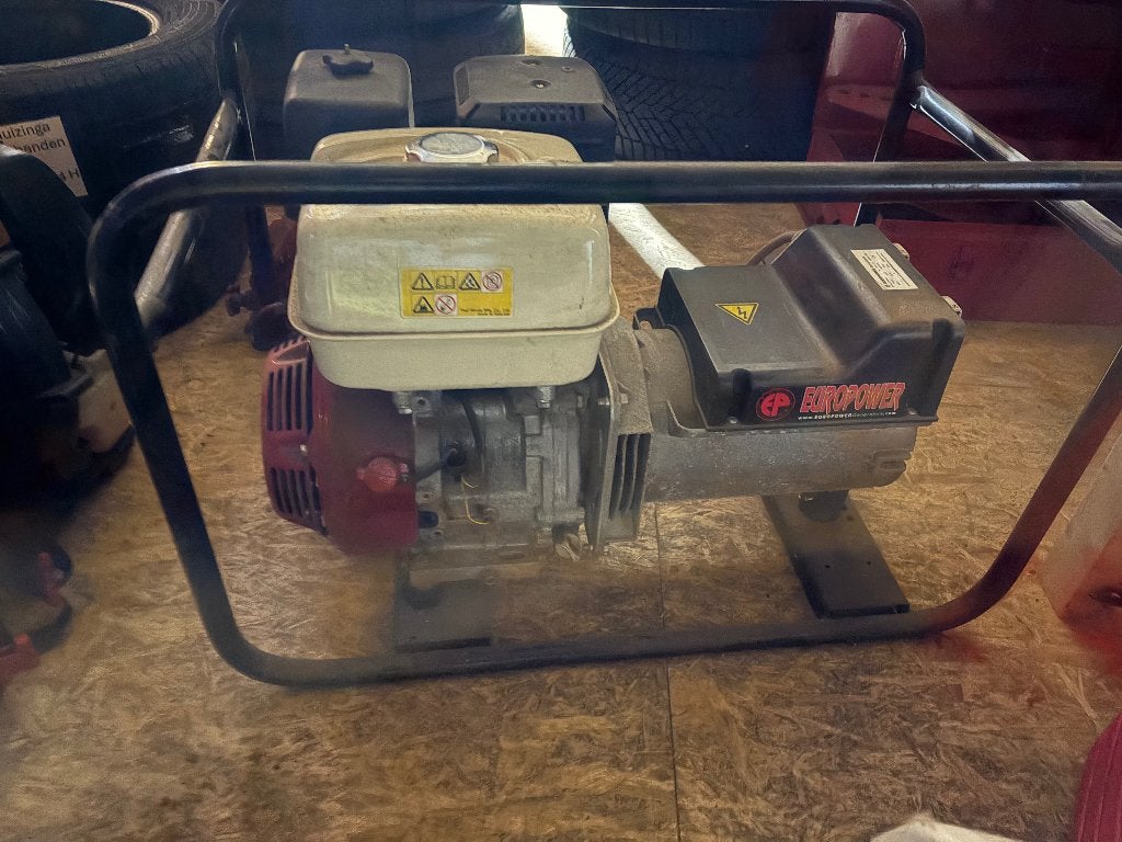 Aggregaat Europower, Ophalen, Zo goed als nieuw, 5 tot 10 kVA, Benzine