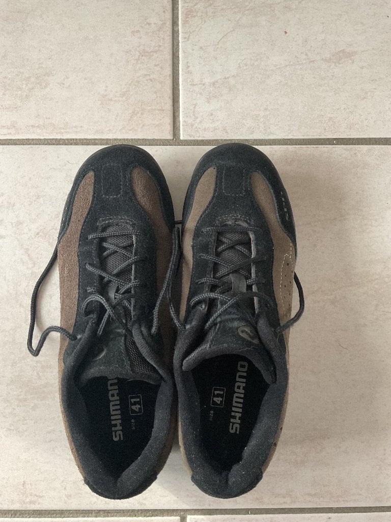 Shimano Mtb trekking fietsschoenen . heren mt 41, Fietsen en Brommers, Ophalen, Gebruikt, Heren, Schoenen