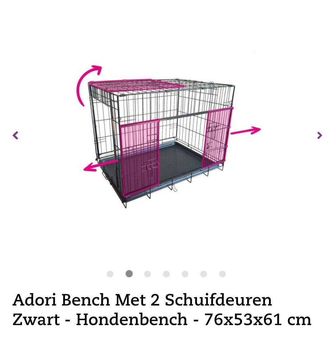 hondenbench, Dieren en Toebehoren, Ophalen, Zo goed als nieuw