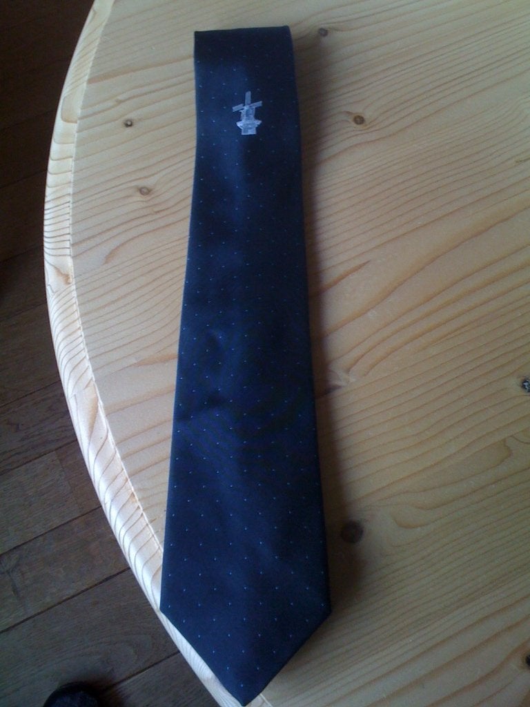stropdas, Ophalen of Verzenden, Nieuw, Blauw, Met patroon