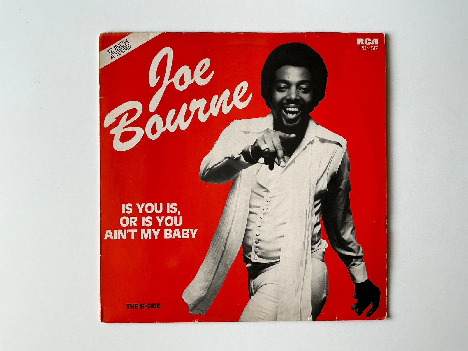 Joe Bourne – Is You Is, Or Is You Ain't My Baby 12” disco, Gebruikt, Disco, 12 inch, Overige typen