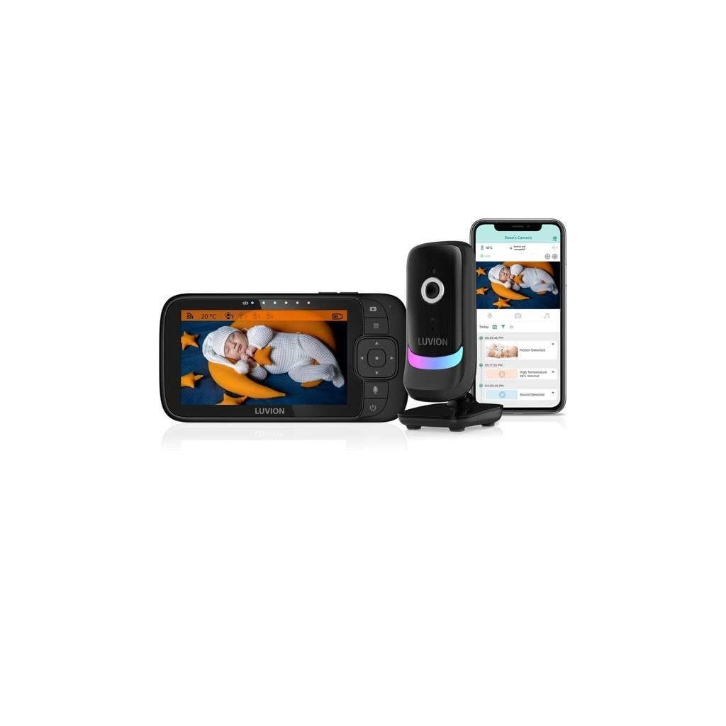 Luvion Essential Connect Black Monitor + Camera, Ophalen, Zo goed als nieuw, 250 meter of meer, Camera