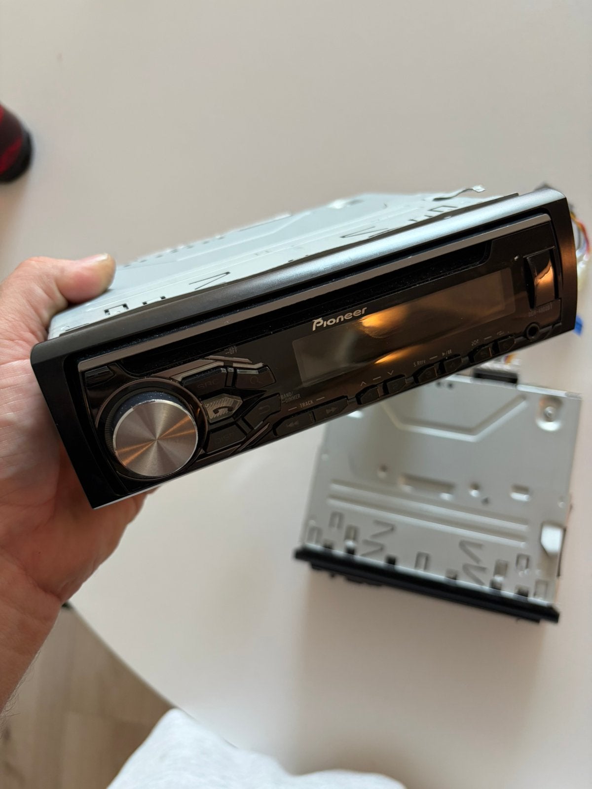 2x Pioneer DEH-4800BT autoradio's - één mist draaiknop, Verzenden, Gebruikt