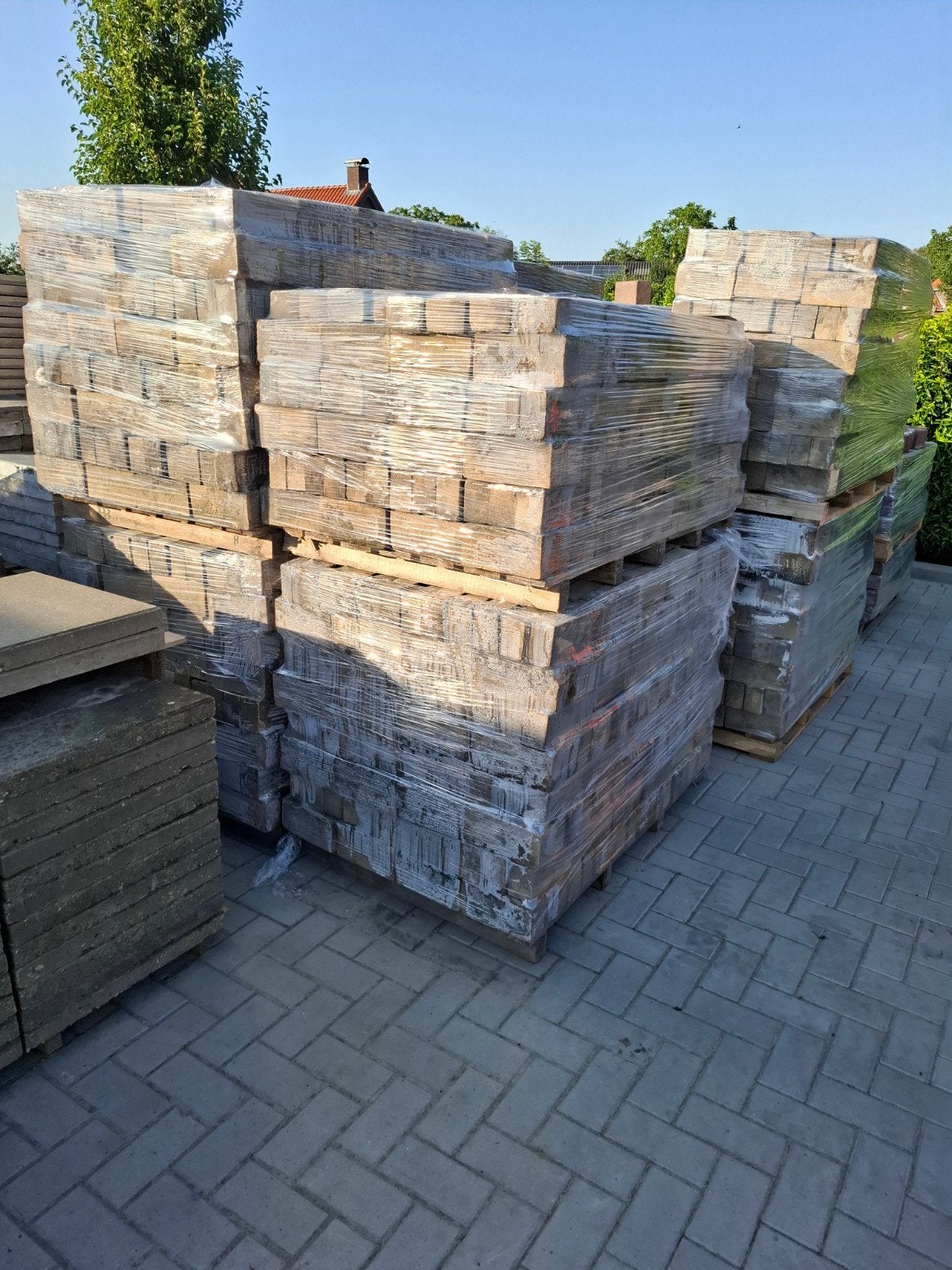42m² Gebakken Dikformaten 7 duimers op pallets, Ophalen