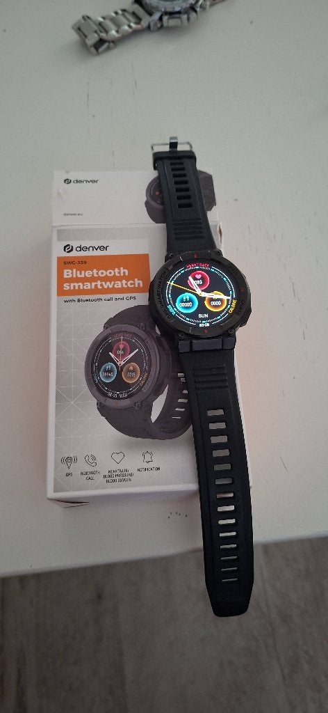 Smartwatch, Ophalen, Zwart, Conditie, Zo goed als nieuw