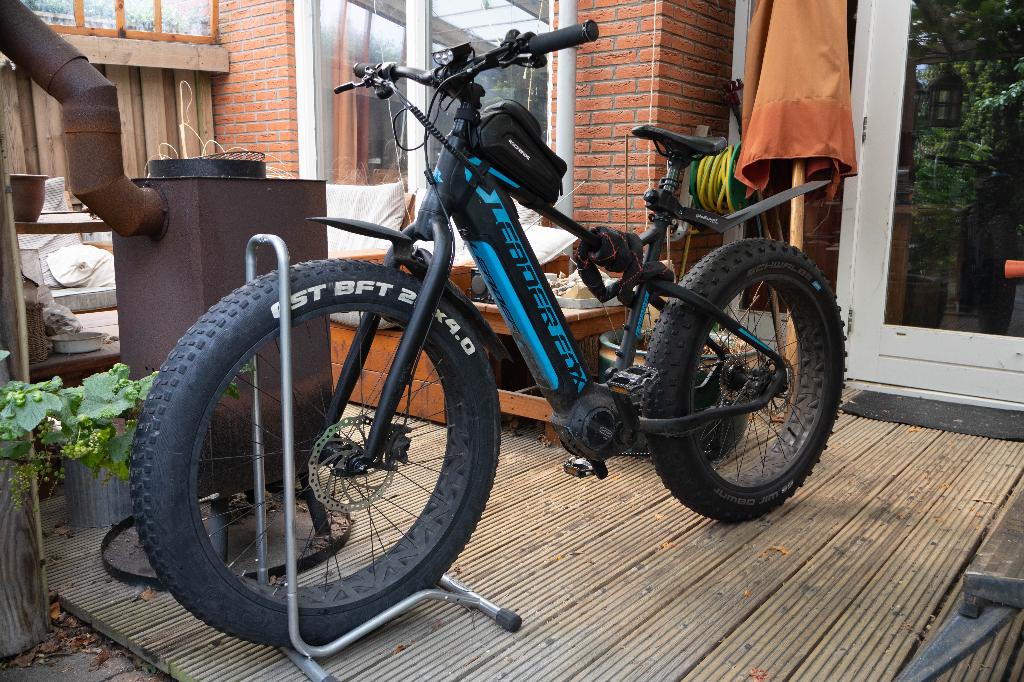 Dikkebandenfiets LeaderFox/Bafang M500, Gebruikt, 47 tot 51 cm, 50 km per accu of meer, Ophalen