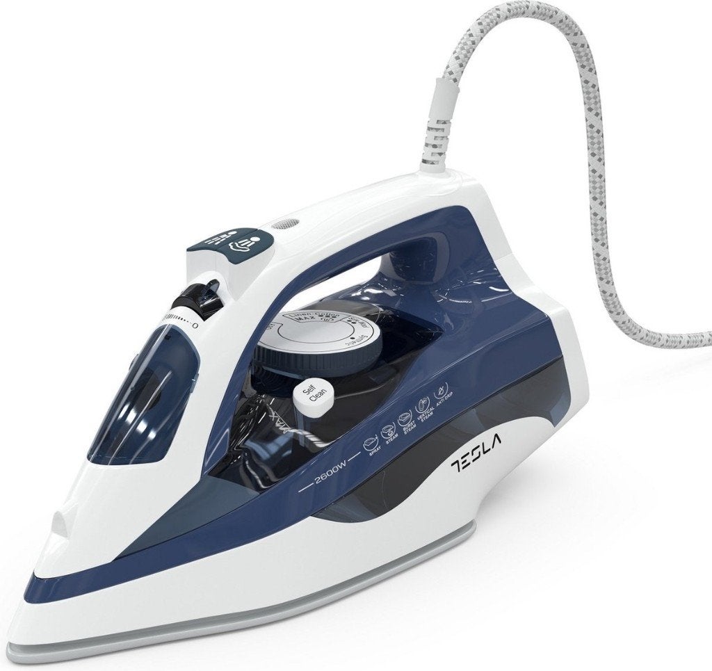 Tesla IR301BC - Strijkijzer met Stoomgenerator - 400 ml, Ophalen of Verzenden, Nieuw, Strijkijzer met snoer