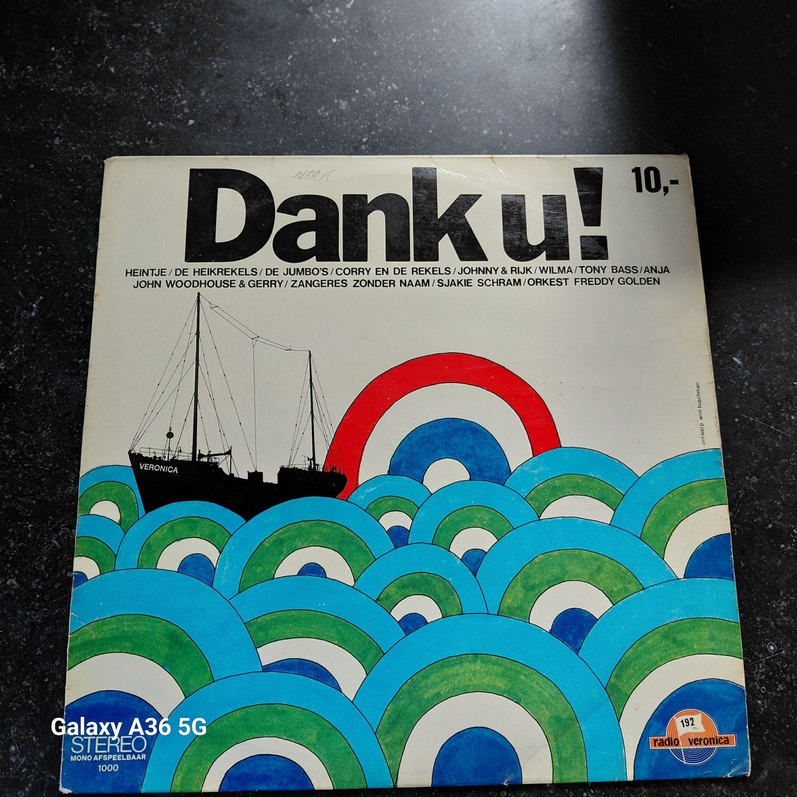 Danku! Radio Veronica LP - Diverse Artiesten, LP, Gebruikt, Pop, Ophalen of Verzenden