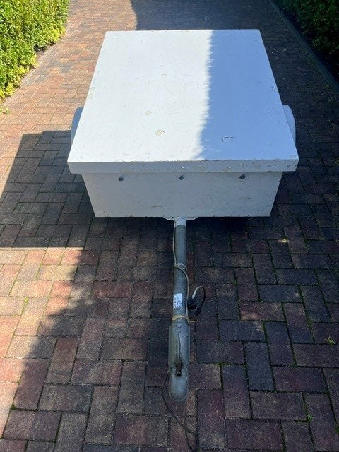aanhanger gesloten, Ophalen of Verzenden, Gebruikt