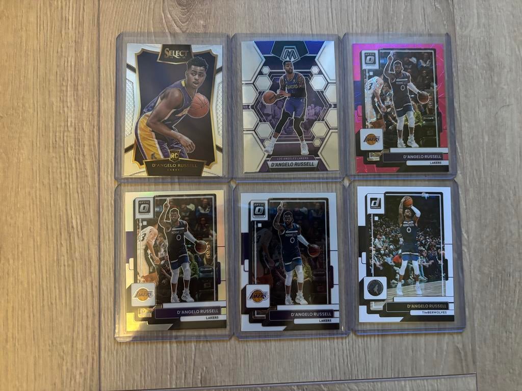 Panini NBA Los Angeles Lakers Basketball Kaarten Lot, Hobby en Vrije tijd, Verzamelkaartspellen | Overige, Ophalen of Verzenden