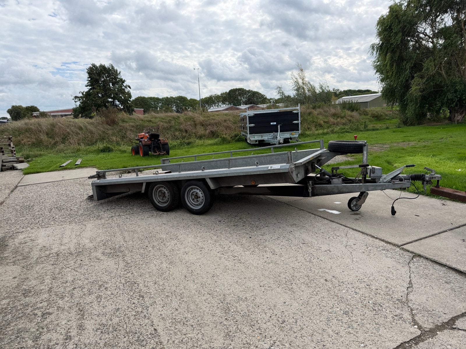 Hapert kantelbare machinetransporter, 310x160 2700kg, Auto diversen, Ophalen, Gebruikt