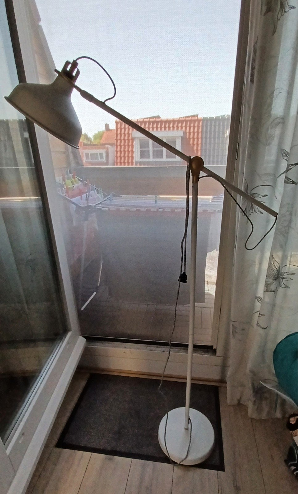 Witte Ikea vloerlamp, Ophalen, Zo goed als nieuw, 150 tot 200 cm