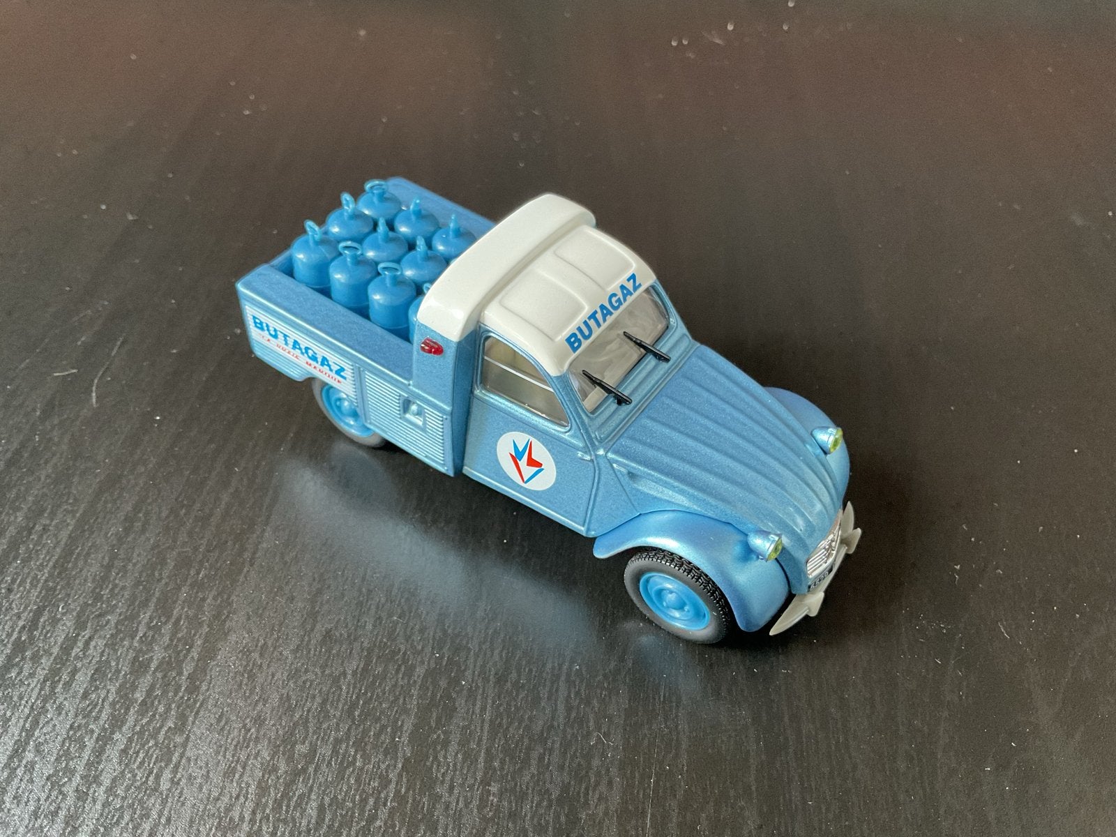 Norev, Hachette, Butagaz Citroën 2CV bestelwagen, Hobby en Vrije tijd, Ophalen of Verzenden, Zo goed als nieuw, Auto, Norev