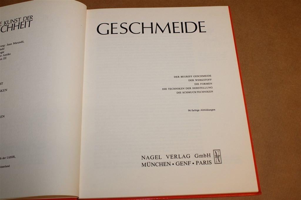 Geschmeide — Vintage Kunstboek Sieraadkunst 1974, Ophalen of Verzenden