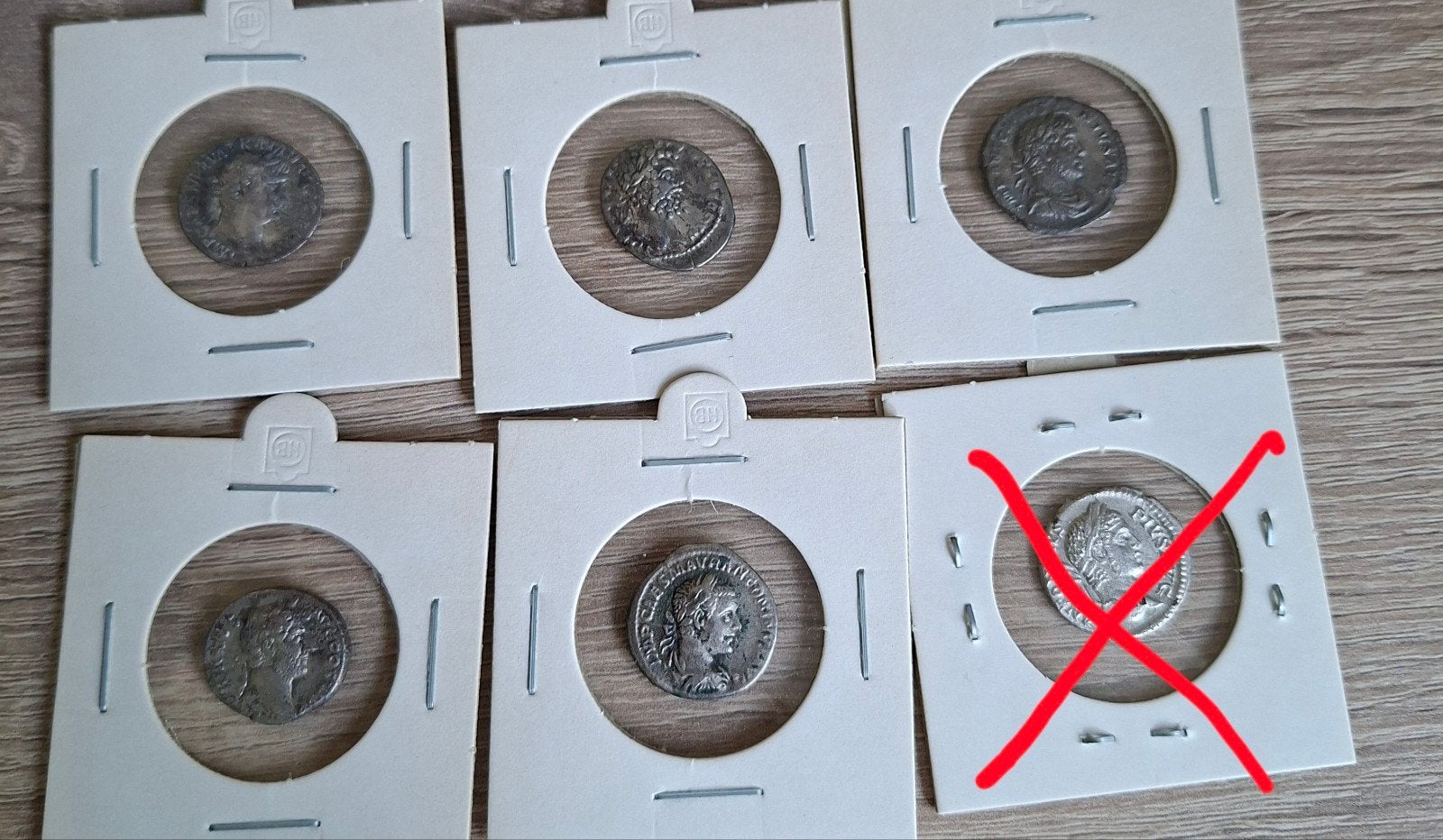 Lot Romeinse munten | 5 zilveren denarii, Ophalen of Verzenden, Overige landen, Overige waardes