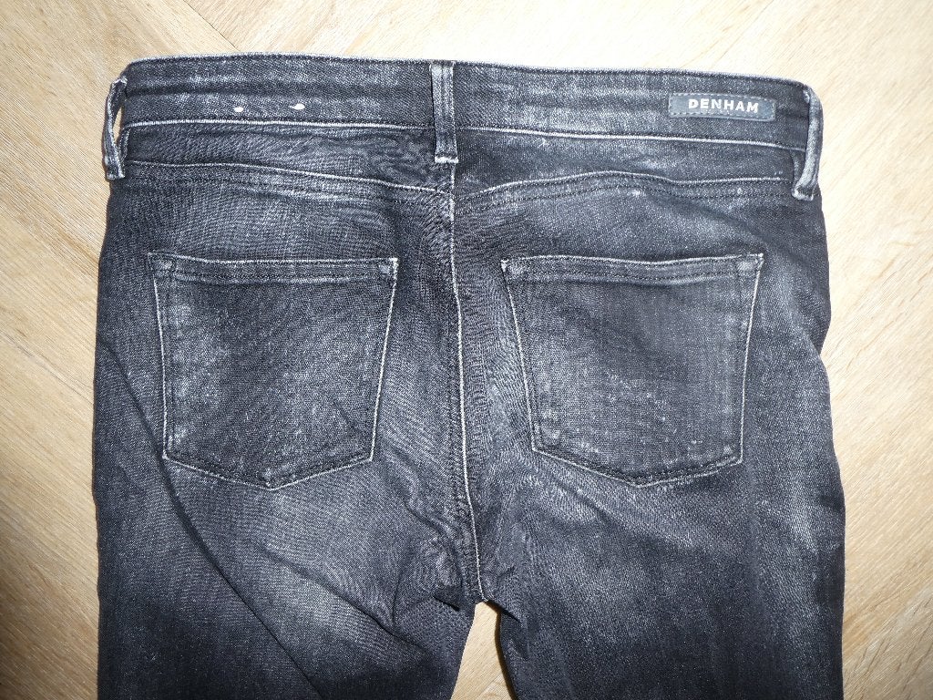 Mooie zwarte Denham Spray Super Tight Fit broek maat 27-28, Denham, Zwart, Ophalen of Verzenden, Zo goed als nieuw