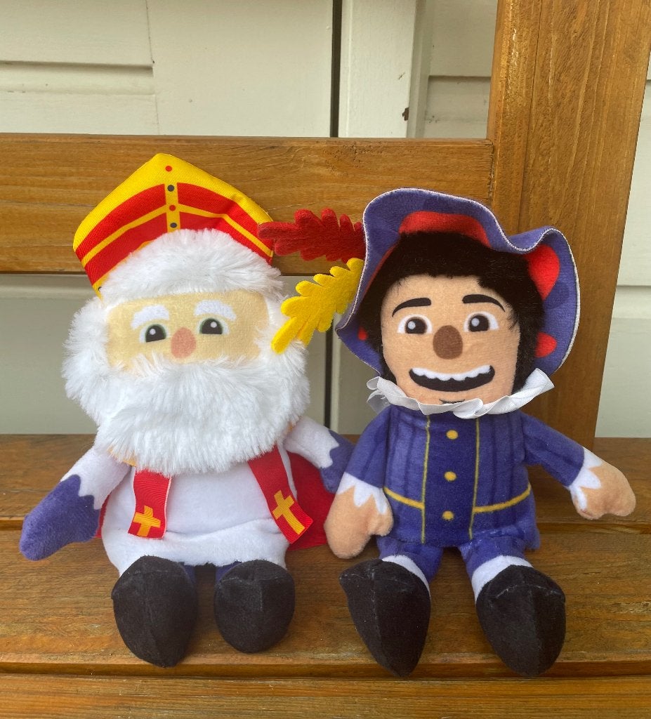 Set sambro Sint en Piet knuffels | sinterklaas, Ophalen of Verzenden