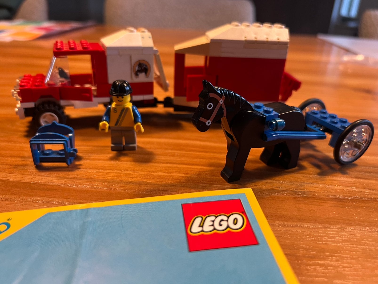 LEGO Legoland 6359 paardentrailer, Compleet, Gebruikt, Lego, Ophalen of Verzenden