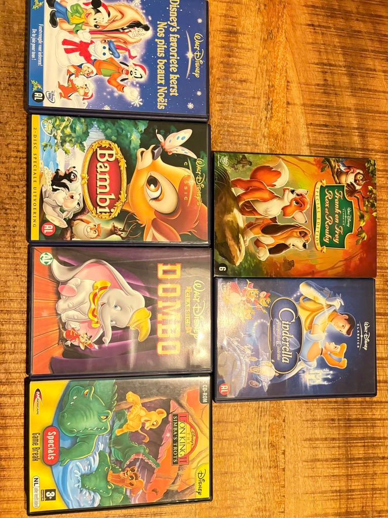 Disney DVD's - 6 Stuks in Nieuwstaat, Verzamelen, Disney, Ophalen of Verzenden, Zo goed als nieuw