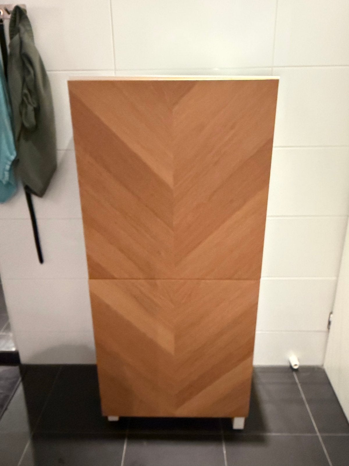 Twee Ikea Hedeviken Eikenfineer deuren Besta, Huis en Inrichting, Kasten | Kledingkasten, Ophalen, Minder dan 50 cm, Gebruikt