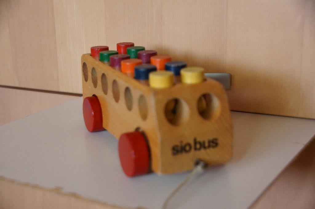 SIO bus met popjes  jaren 70, Verzamelen, Ophalen of Verzenden, Gebruikt