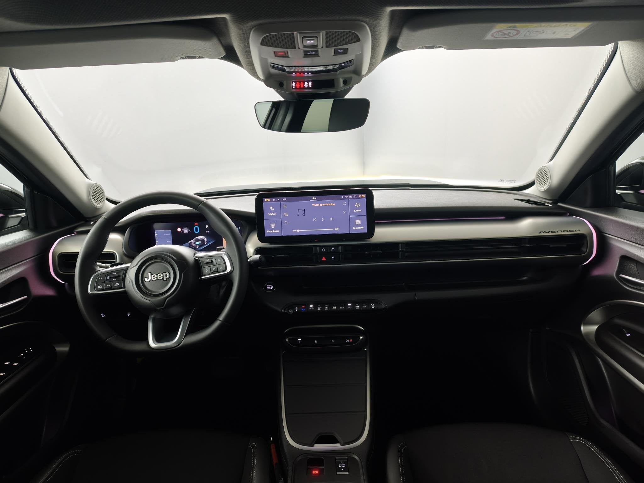 Jeep Avenger 1.2 e-Hybrid Summit | Panoramadak | Camera | Ap, Auto's, Gebruikt, 1199 cc, Met garantie (alle), Zwart