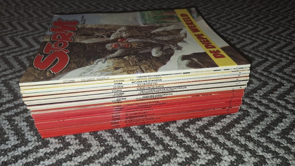 25 stripboeken storm 1e/eerste druk Oberon/Big Balloon, Boeken, Don Lawrence, Martin Lodewijk, Ophalen of Verzenden, Zo goed als nieuw