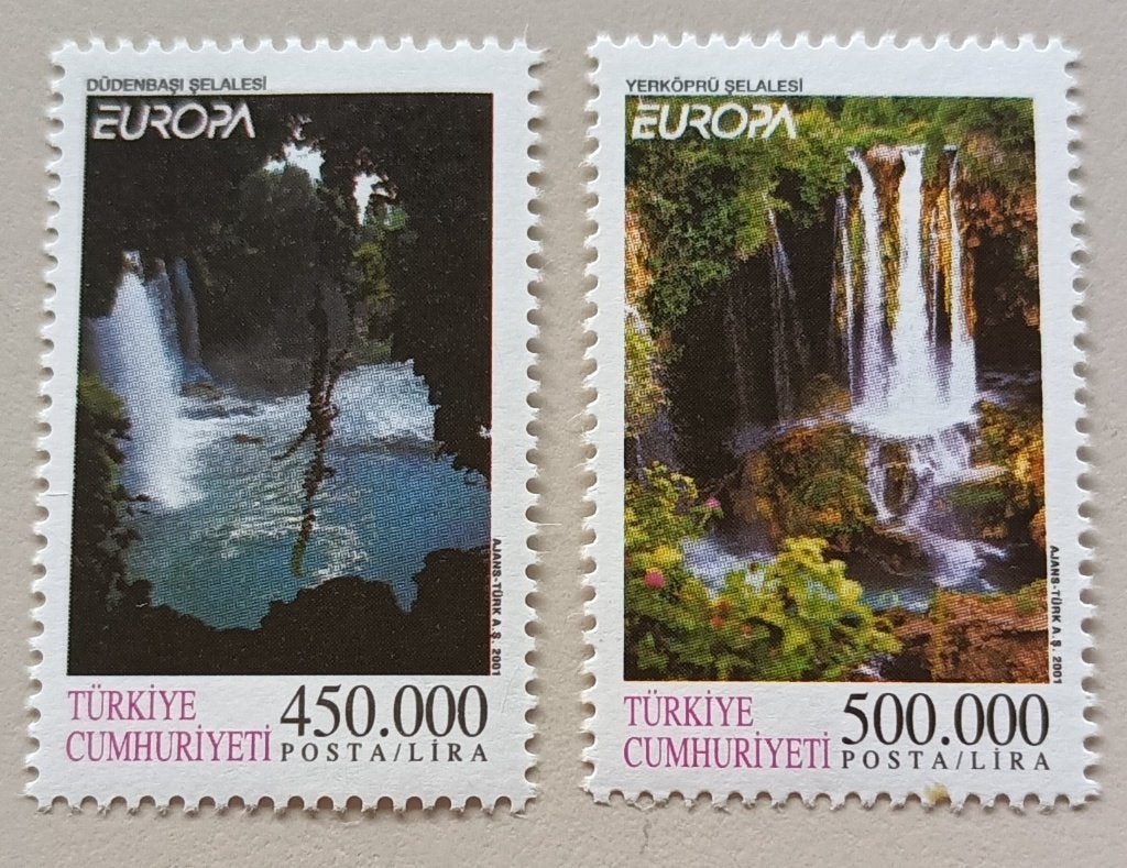 Turkije-Turkye 2001 cept mich 3260-61, Ophalen of Verzenden, Overige landen, Postfris