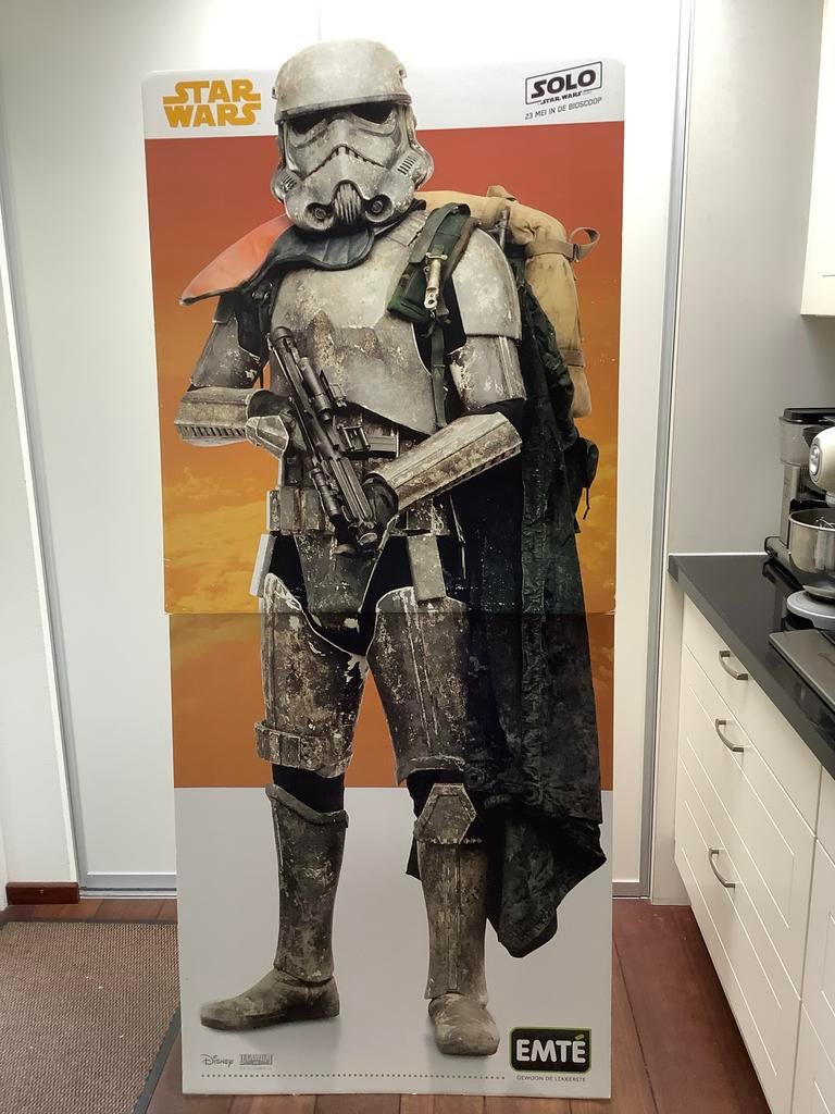 Star Wars Stormtrooper kartonnen display 2.05m, Verzamelen, Ophalen, Nieuw, Overige typen