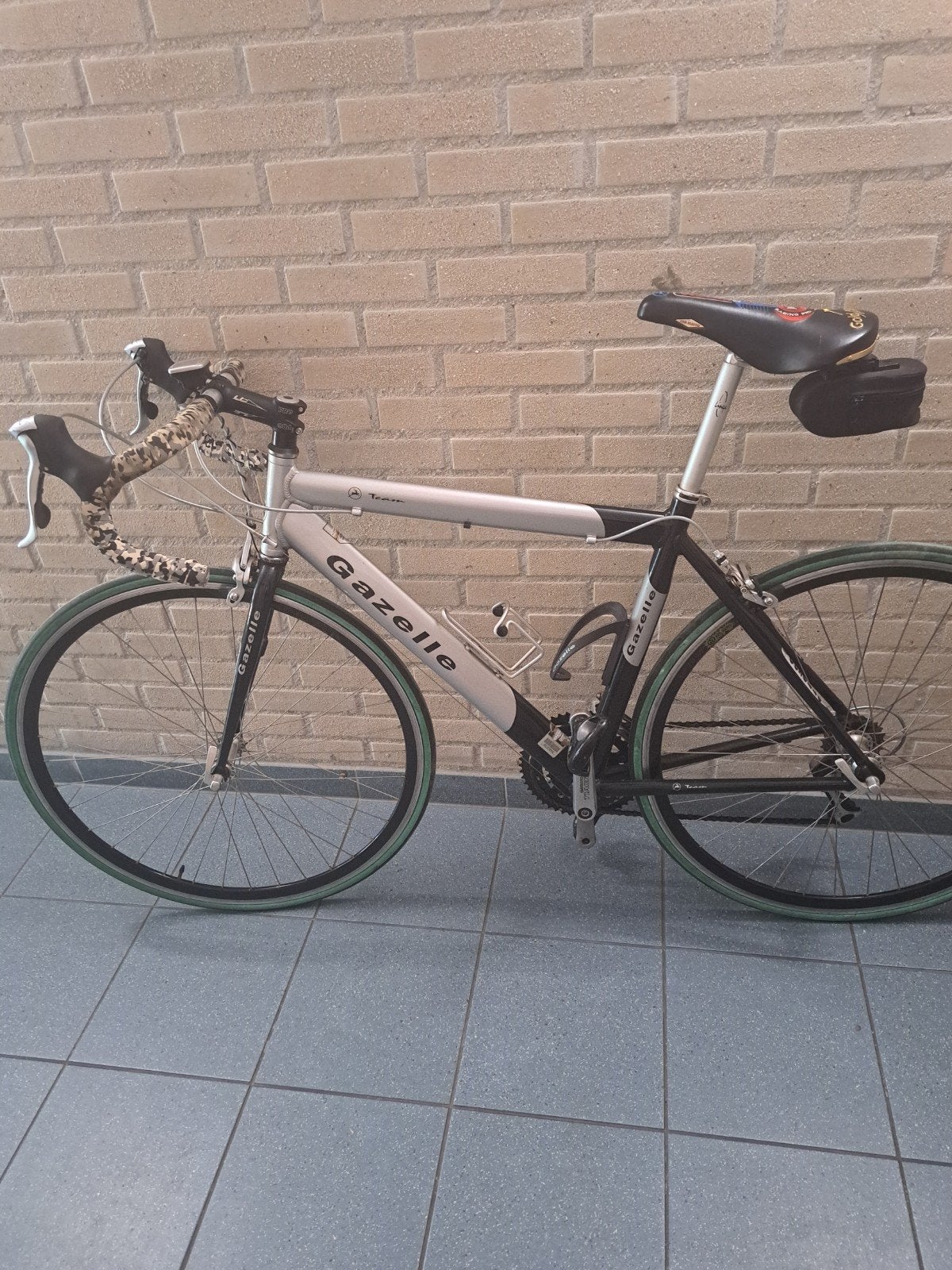 Gazelle racefiets team TVM FarmFrites replica Shimano Tiagr, Ophalen, Velgrem, Aluminium, Zo goed als nieuw