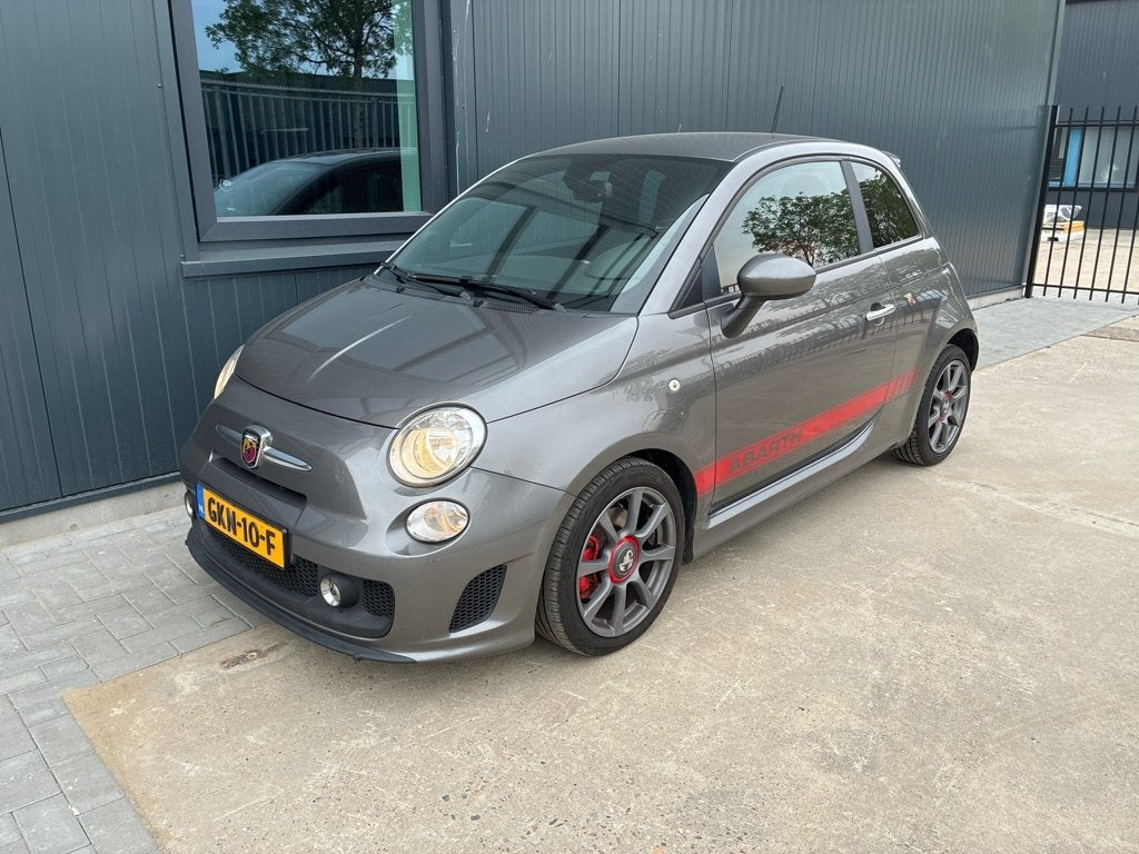 Fiat 500 1.4 T-Jet Abarth Elaborabile Automaat, 140PK, Auto's, Gebruikt, Euro 6, 4 cilinders, Parkeersensor