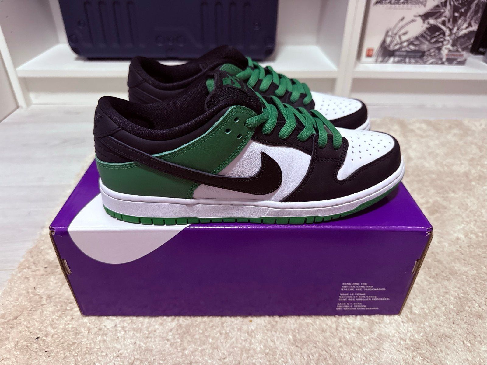 Nike SB Dunk Low Pro Classic Green - Maat 43, Overige kleuren, Nieuw, Ophalen of Verzenden, Sneakers of Gympen