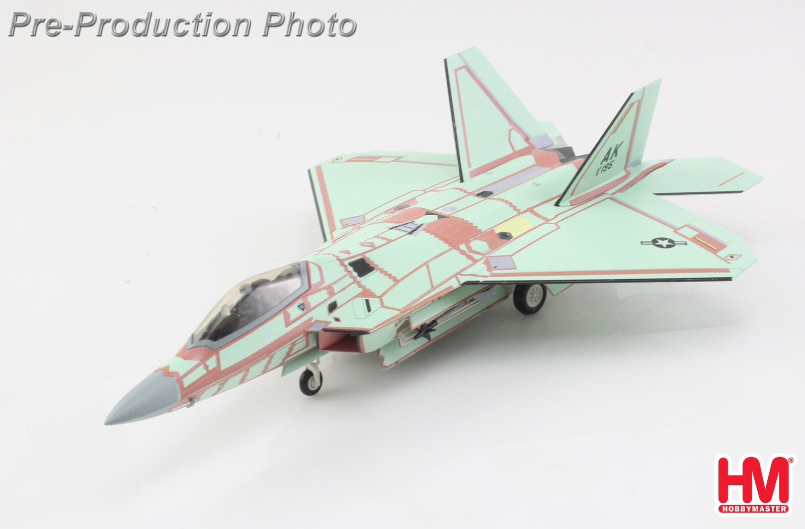 Hobby Master HA2834 | Lockheed-Martin F-22A Raptor, Ophalen, Schaalmodel, Nieuw, Pilot Station