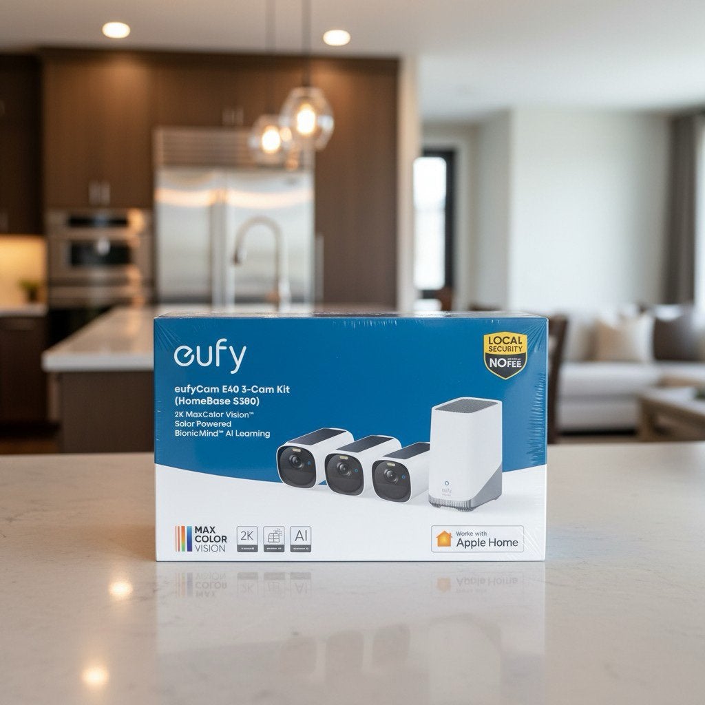 Eufy E40 (3 stuks) + Homebase 3 nieuw in doos (sealed), Verzenden, Nieuw, Buitencamera