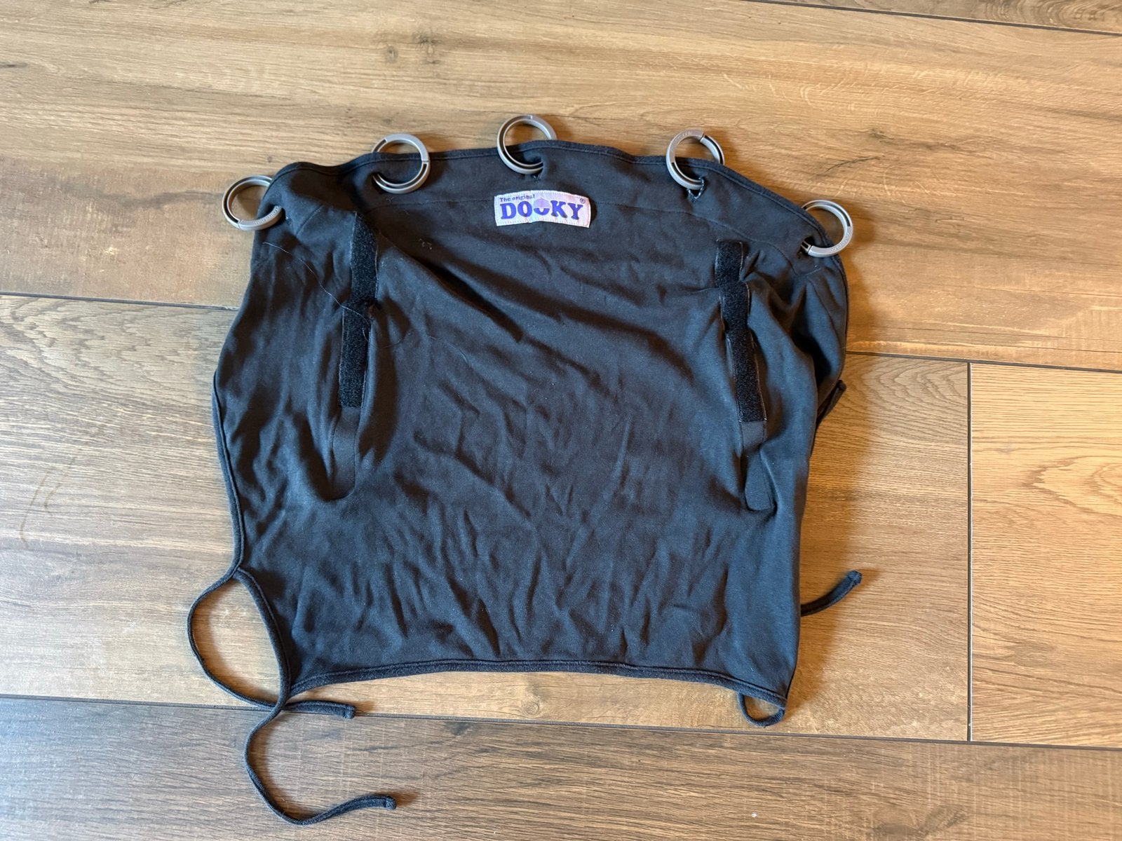 Dooky schaduwdoek Zwart met Ringen, Ophalen, Gebruikt, Overige merken