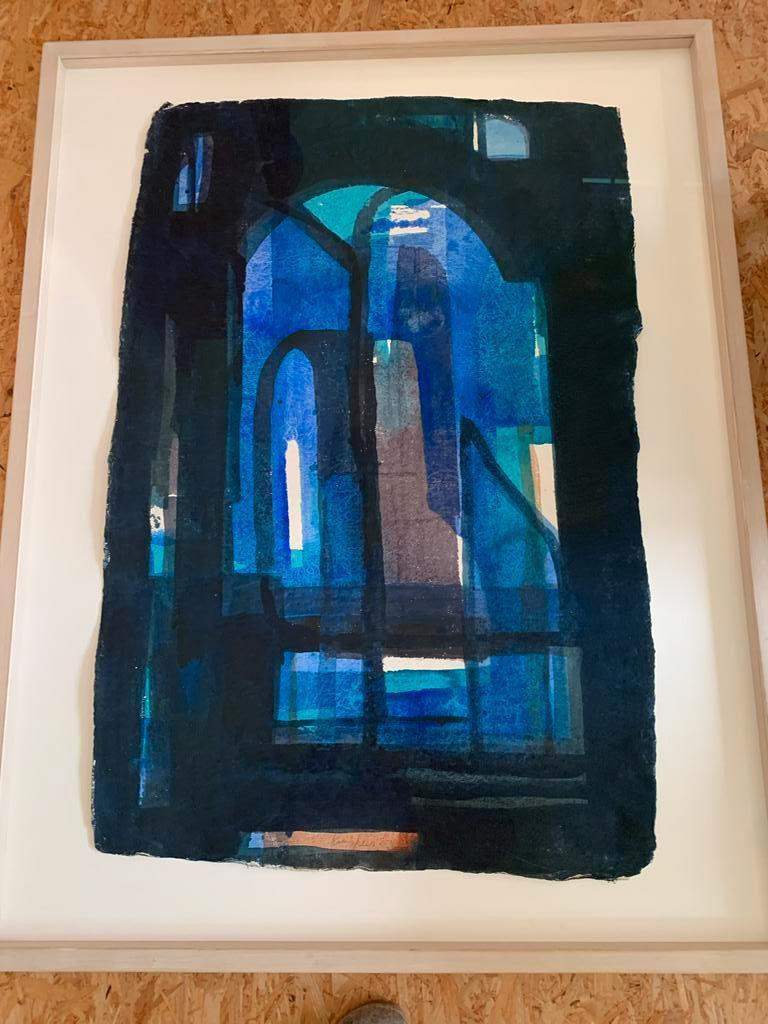 Theo Kuijpers  Prachtige Aquarel groot 2001, Antiek en Kunst, Ophalen