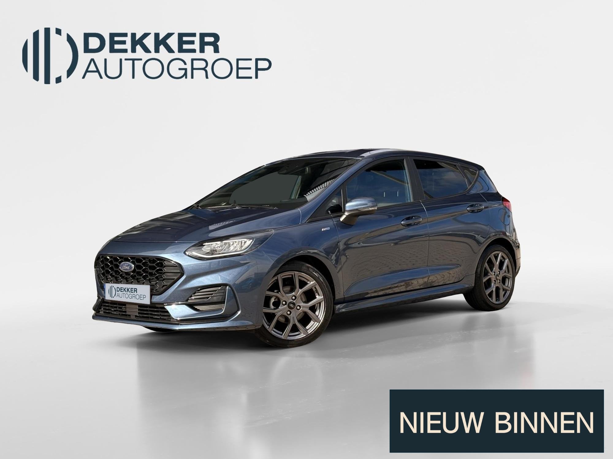 Ford Fiesta 1.0 EcoBoost Hybrid ST-Line Winter Pack I Apple, Auto's, Ford, Voorwielaandrijving, Gebruikt, Euro 6, Blauw