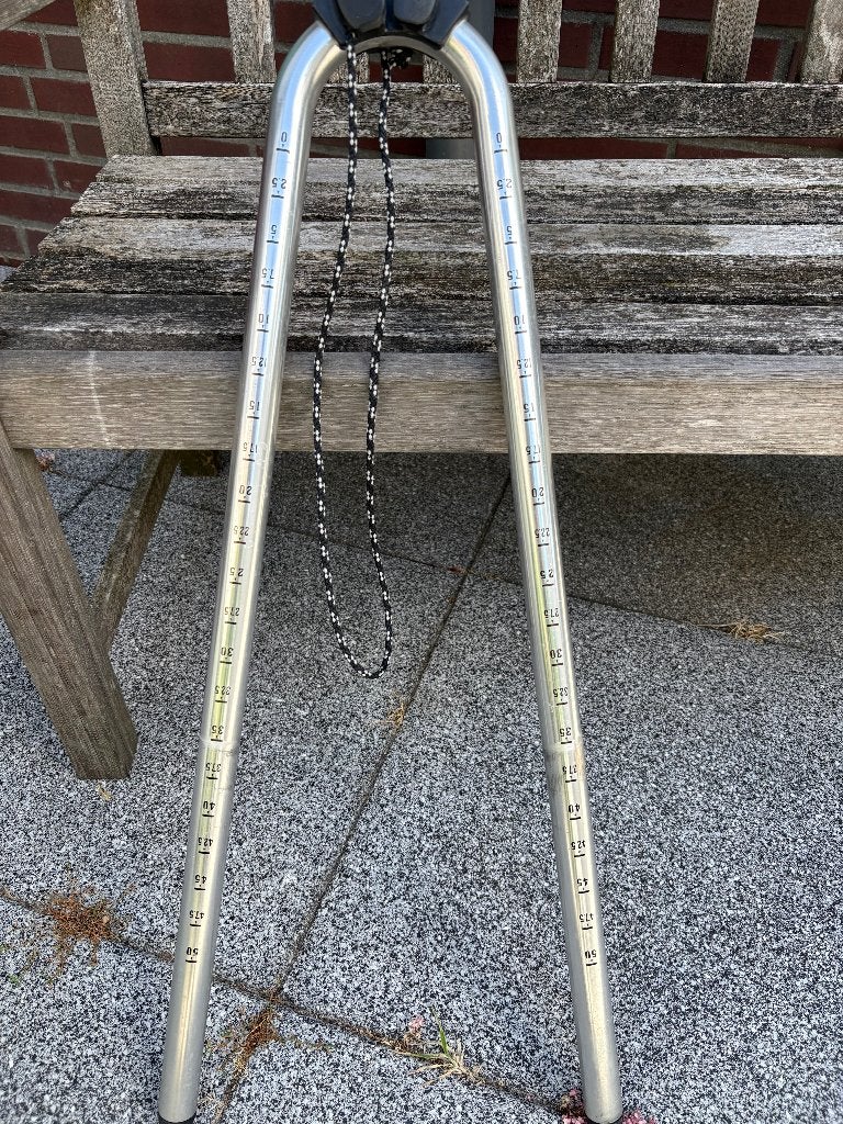 Simmer White Line Giek 140-190, Gebruikt, 5 tot 6.5 m², Verstelbaar, Ophalen