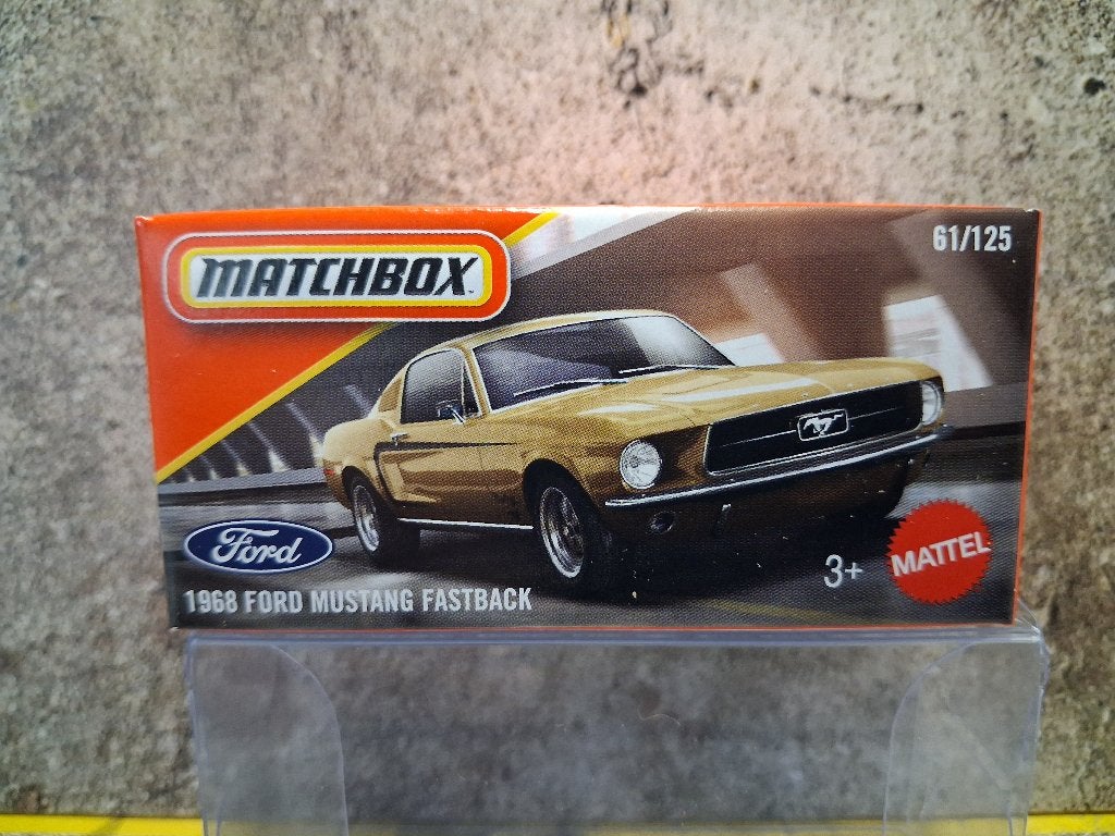 1968 Ford Mustang Fastback van Matchbox, Ophalen, Nieuw, Auto
