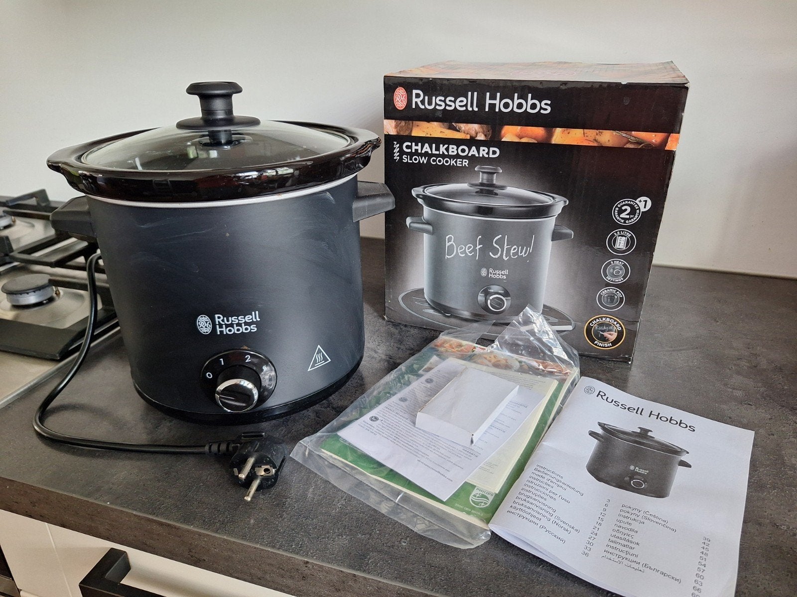 Slow Cooker, Russell Hobbs 24180-56, Ophalen of Verzenden, Zo goed als nieuw